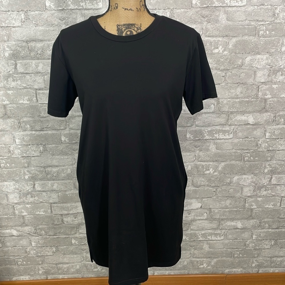 Cotton Emporium Black T-Shirt Dress